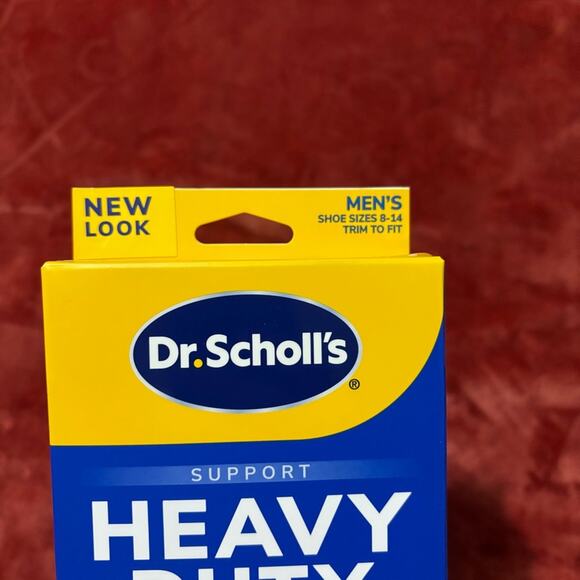 1 PAIR Dr. Scholl's Heavy Duty Support Insoles Back Pain Relief MENS Size 8-14 - Picture 6 of 6